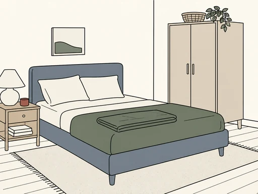 bedroom room illustration