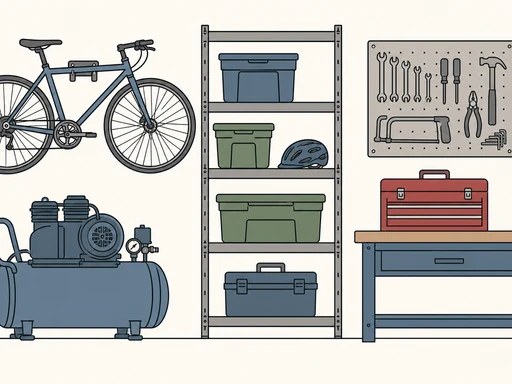 garage room illustration