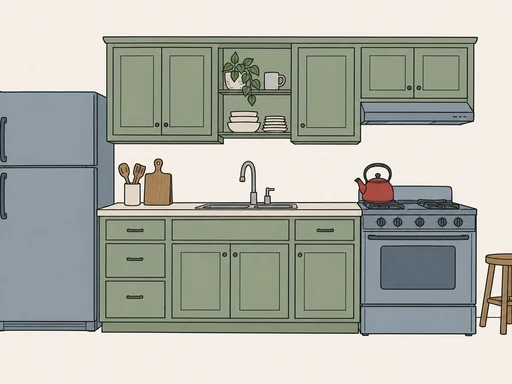 kitchen room illustration